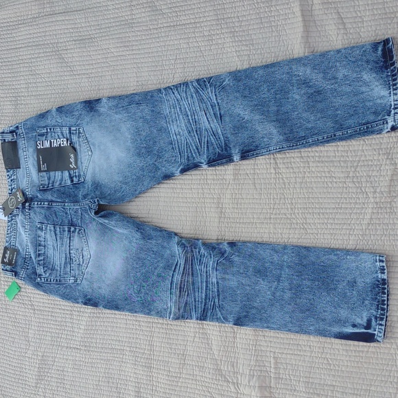 #SWITCH REMARKABLE #Slim Taper Fit Moto & #Stich Denim with Paint Splashes - Picture 12 of 17